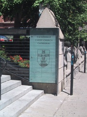 Cathedrale Christ Church Sign